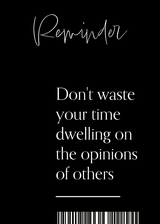 Do not Waste Your Time