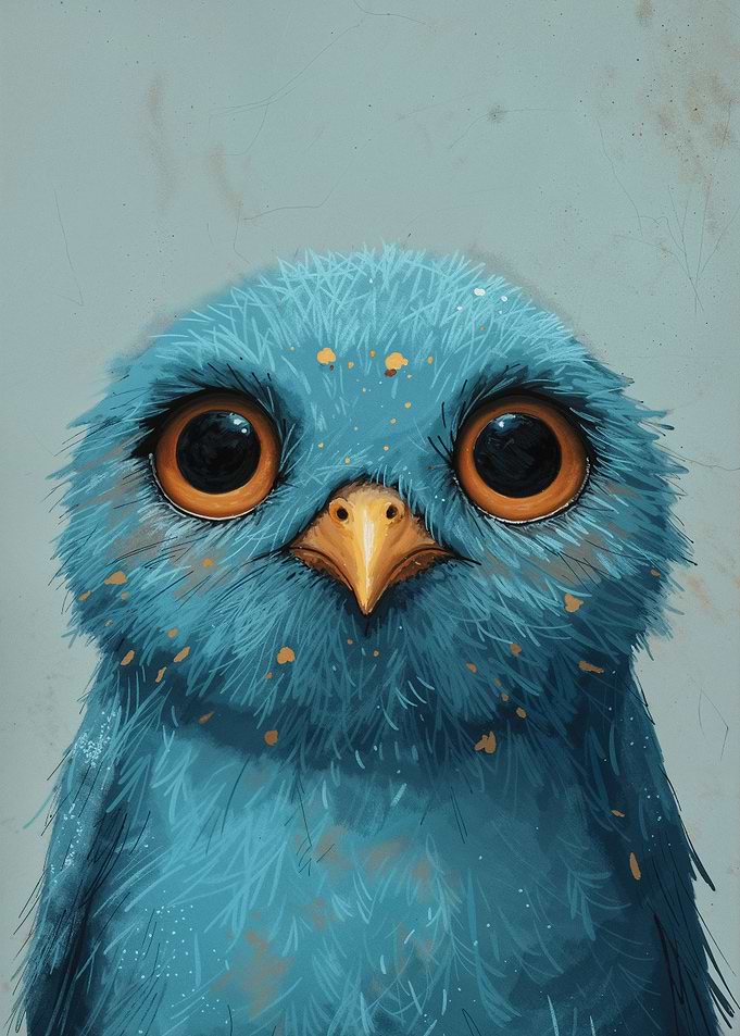 Blue Feathered Friend