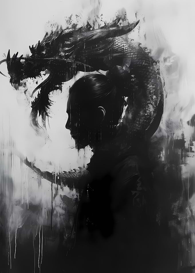 Asian Ink Shadow Drake