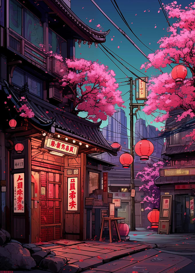 Japan Pixel art