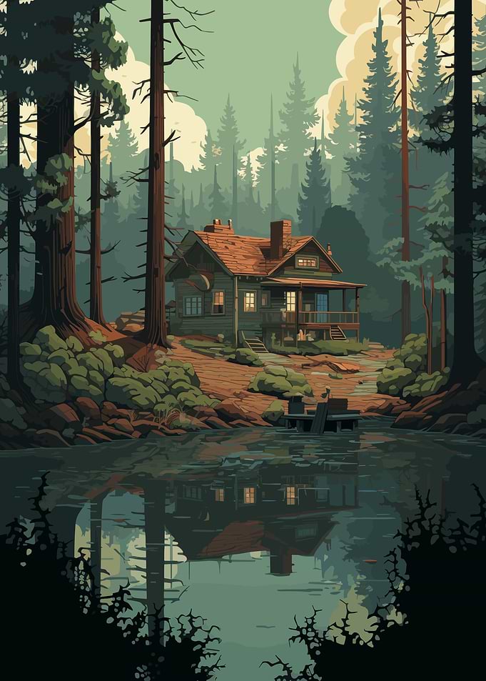 Lost Caban in the Woods