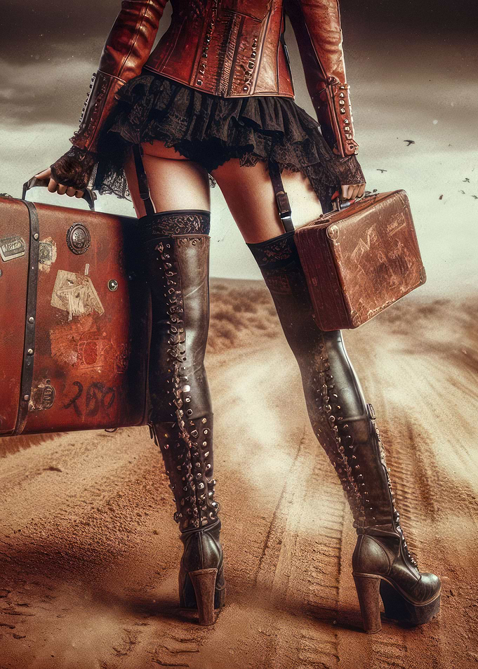 Overknees in the Wild West
