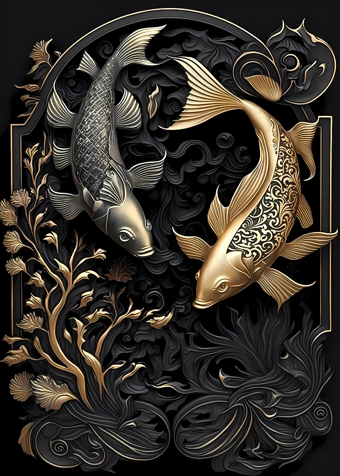Silver Golden Japan Fish
