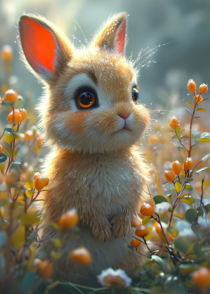 Beautiful Bunny Cartoon