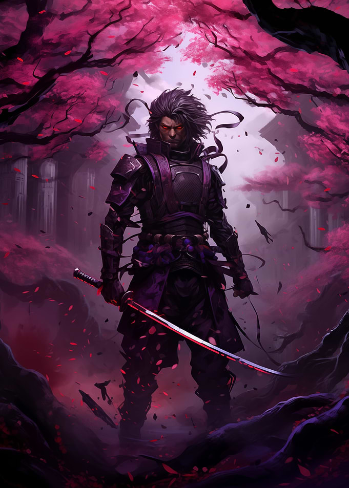 Japanese Samurai Sakura