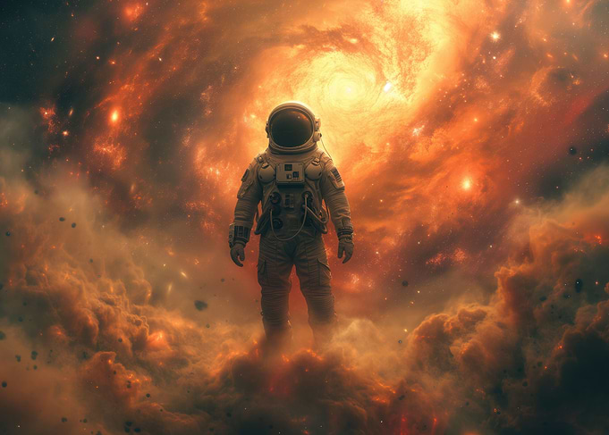 Astronaunt in space
