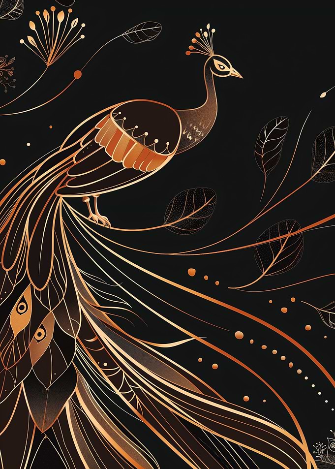 Gold Peacock