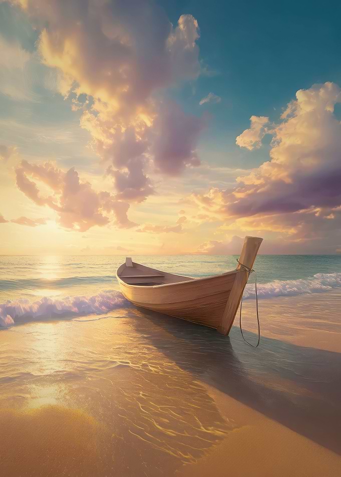 boat at the beach