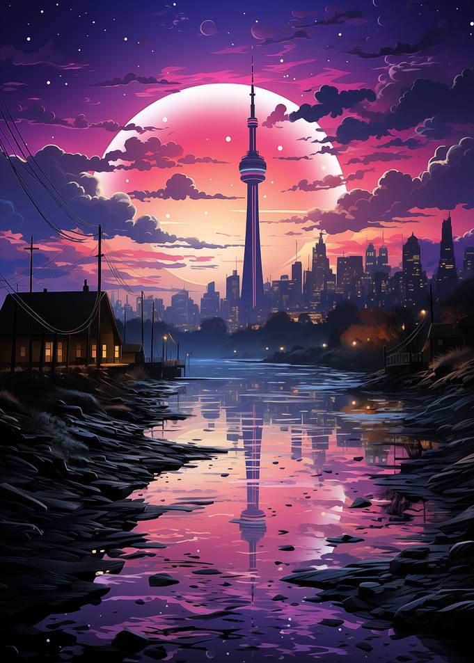 Neon Cityscape 3