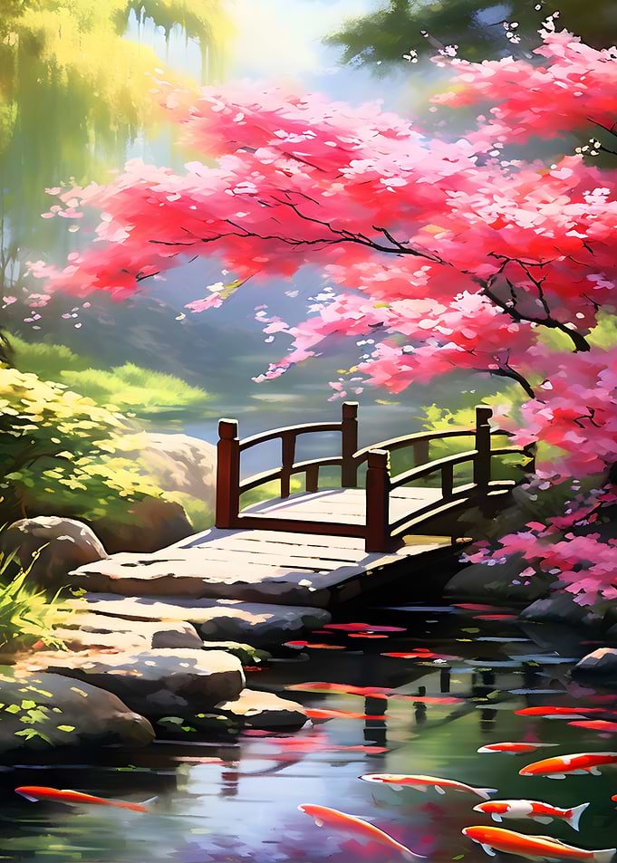 Koi Pond Blossom