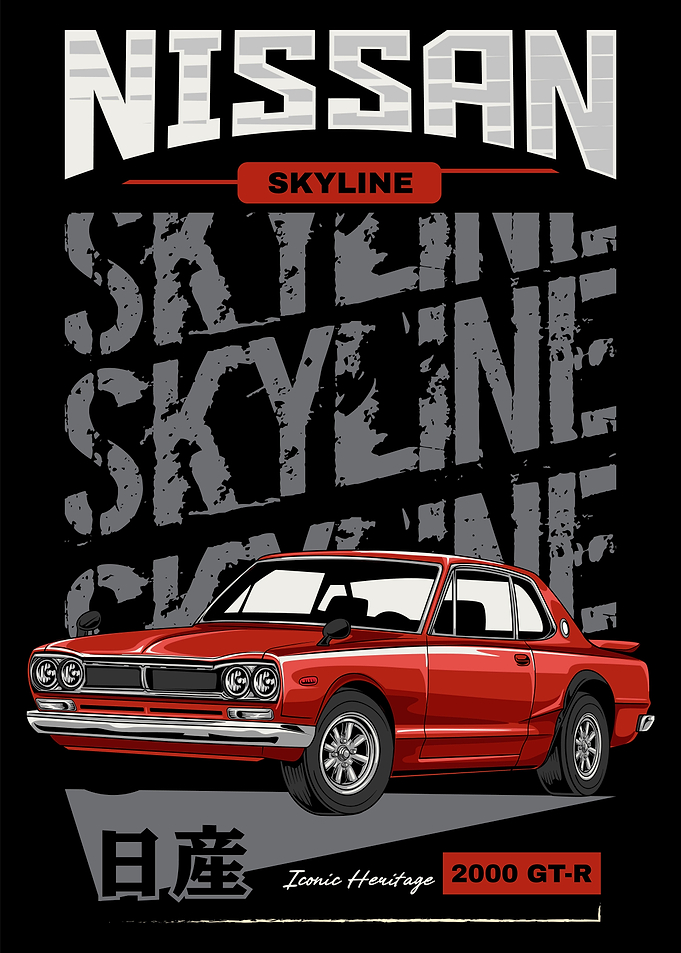 Classic Sky Line Car