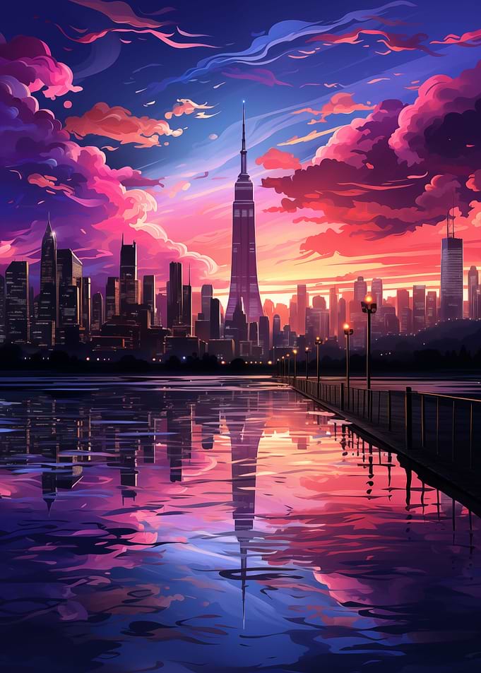 Neon Cityscape 2