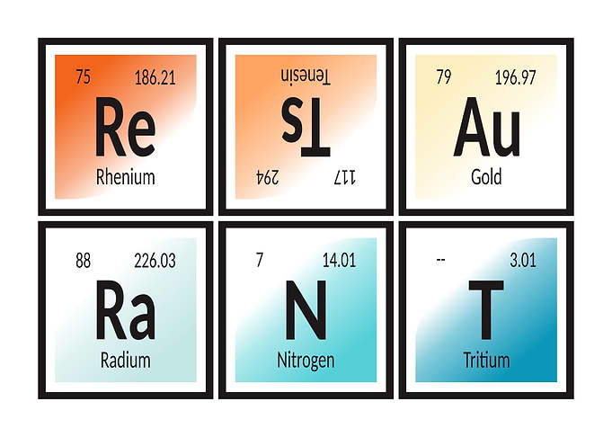 Restaurant Periodic Table