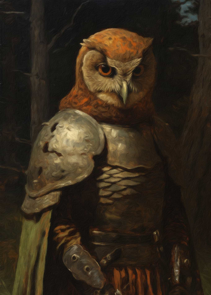 Dark owl knight