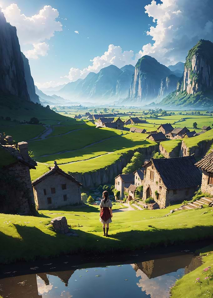 Beautiful Portrait Scenery