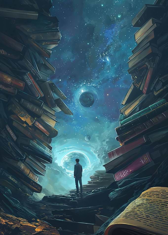 Surreal Universe of Books