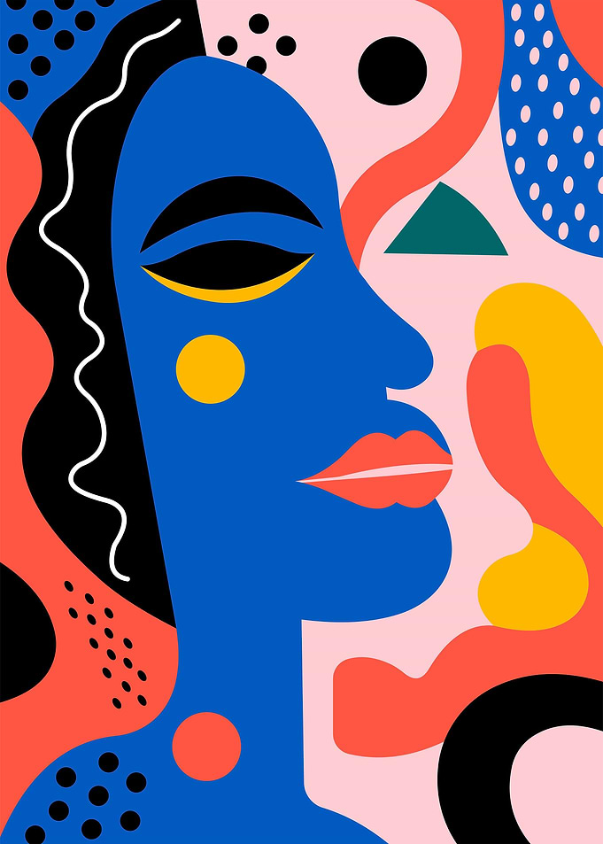 Vibrant Organic Shapes
