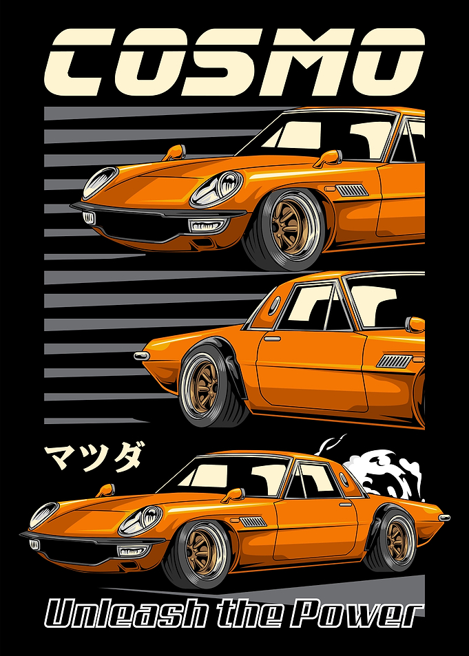 Retro Cosmo Car