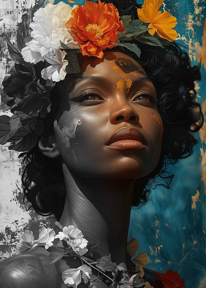Woman flower