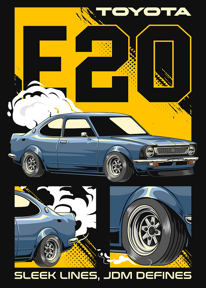 Vintage Corolla E20 Car