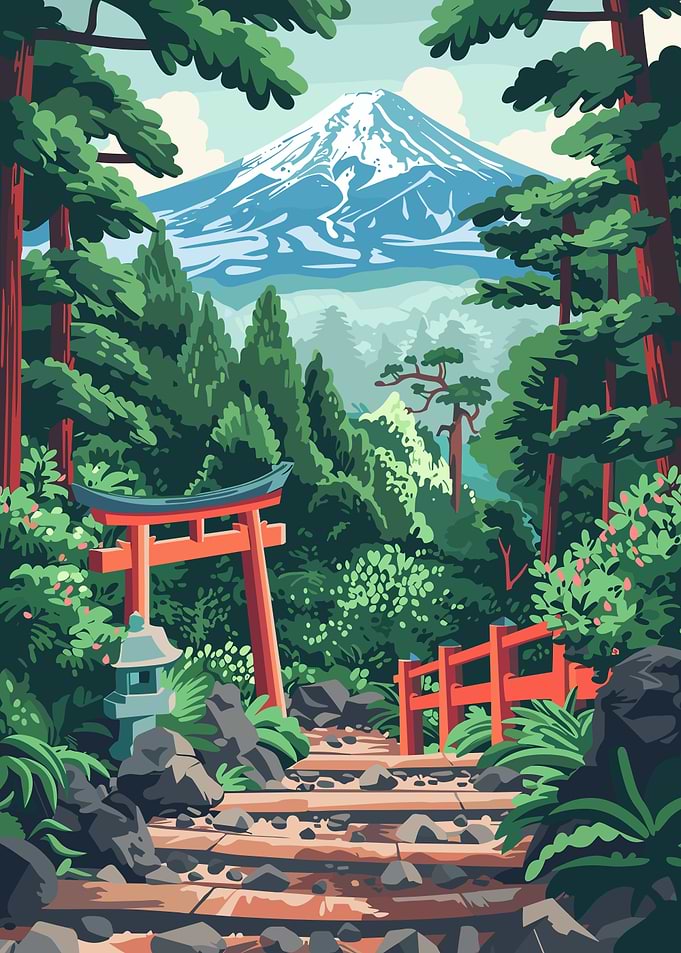 Japan Hiking Mount Fuji