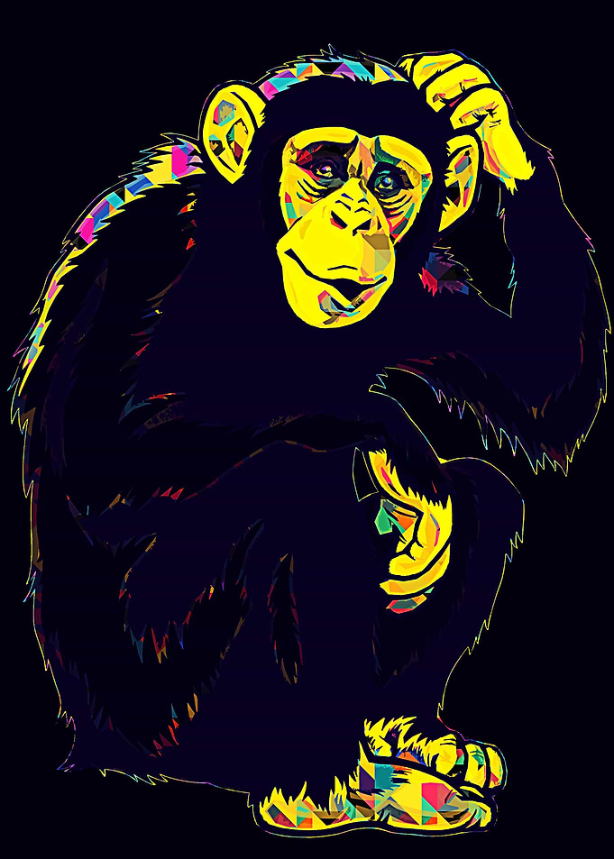 Moungkey pop art
