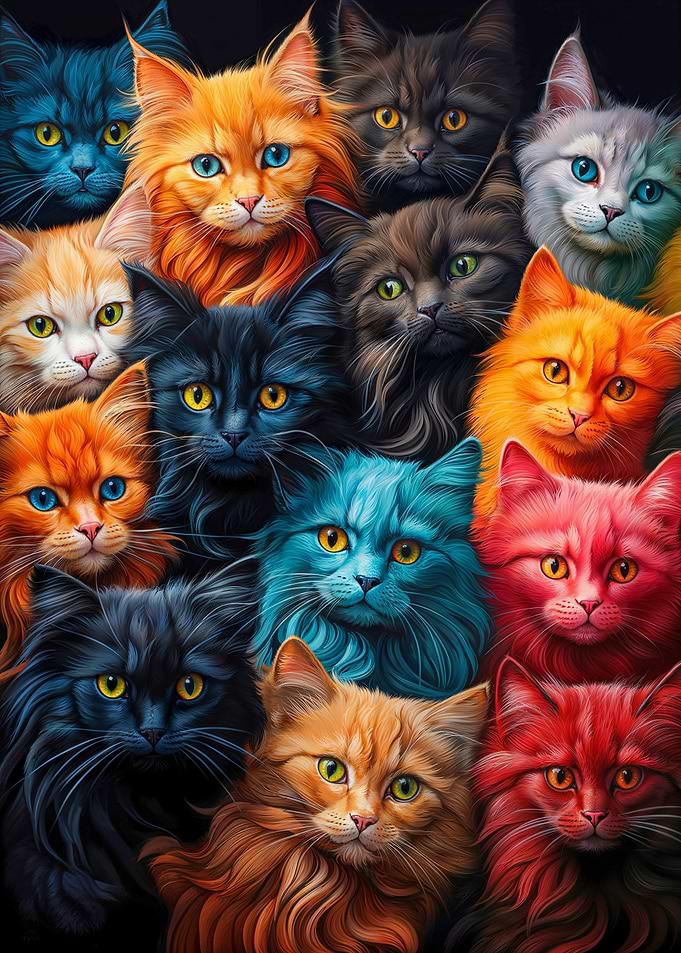A Bunch of Cats