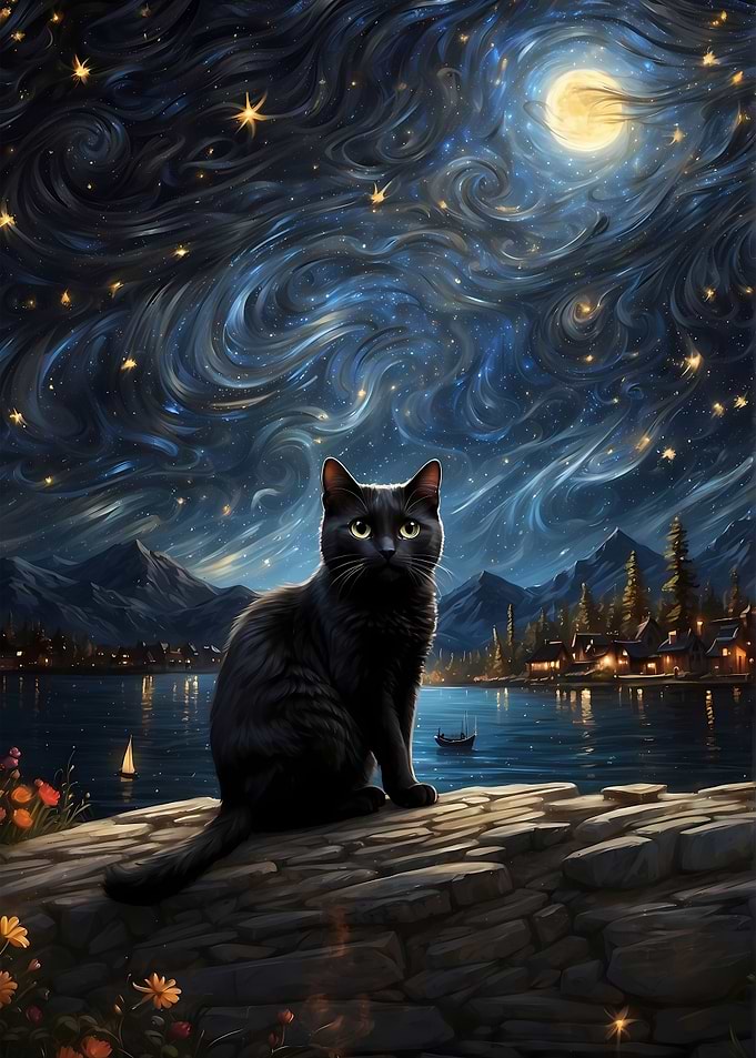 Stray Black Cat