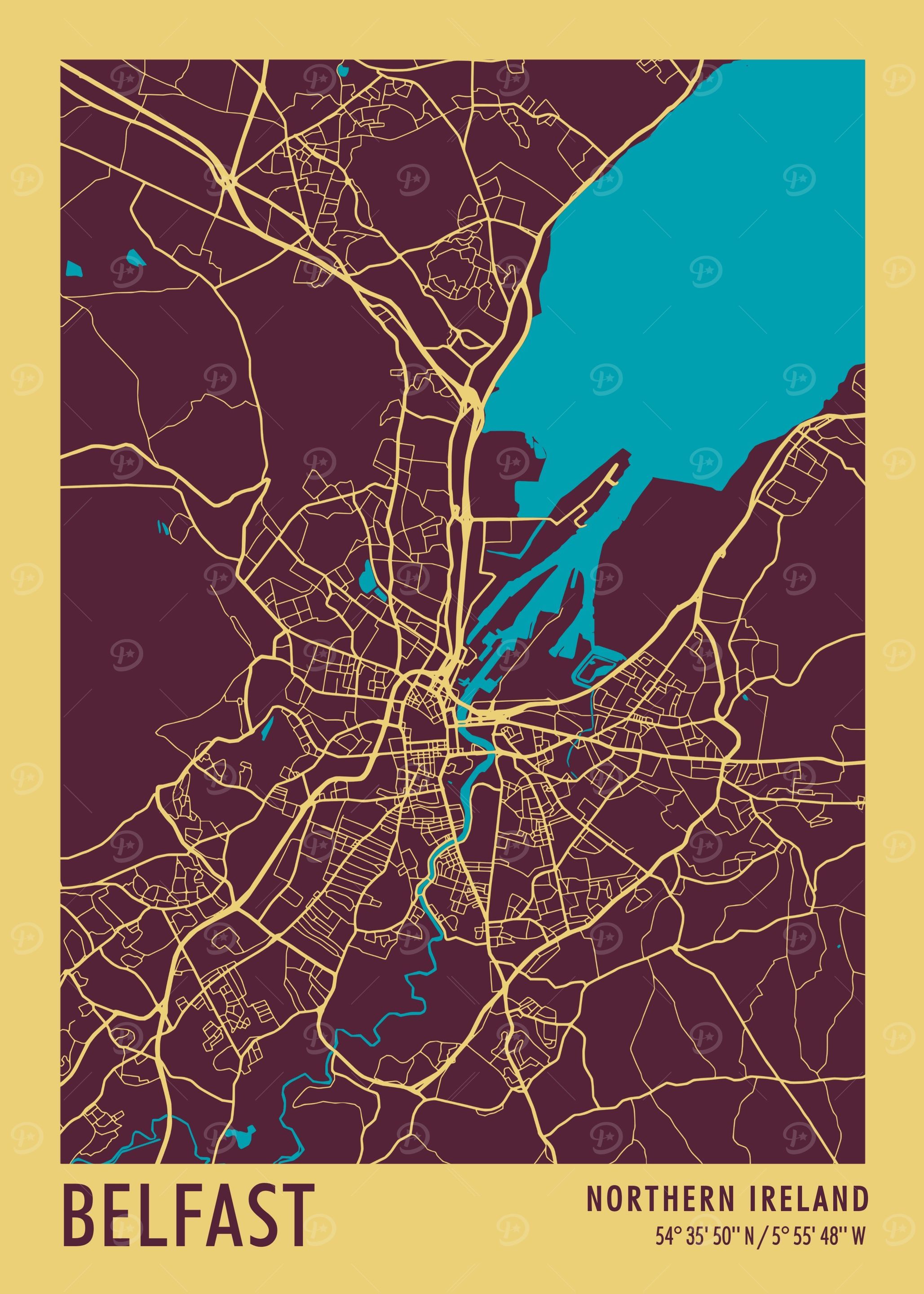 Belfast City Map