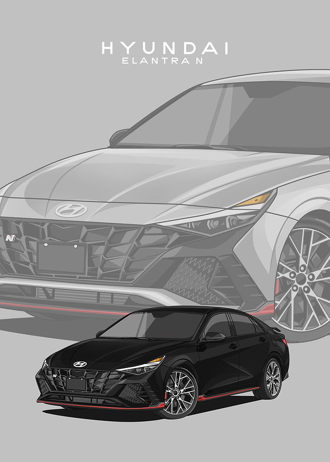 hyundai elantra n black