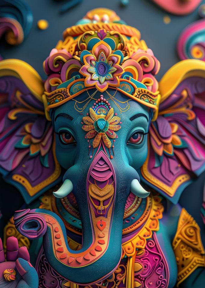 Ganesha god of art