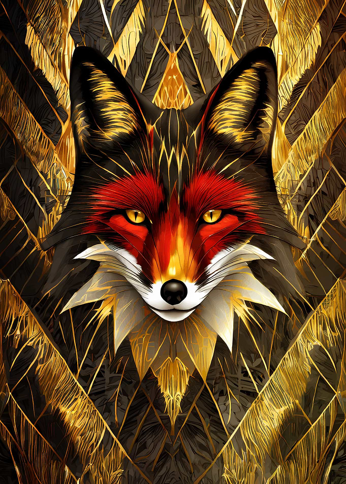 Kintsugi Fox