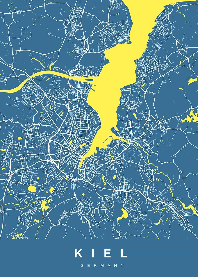 MAP KIEL GERMANY