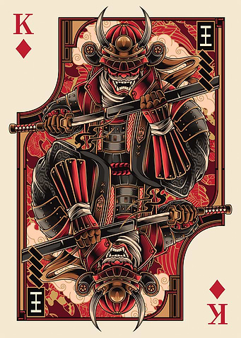 samurai of diamond card