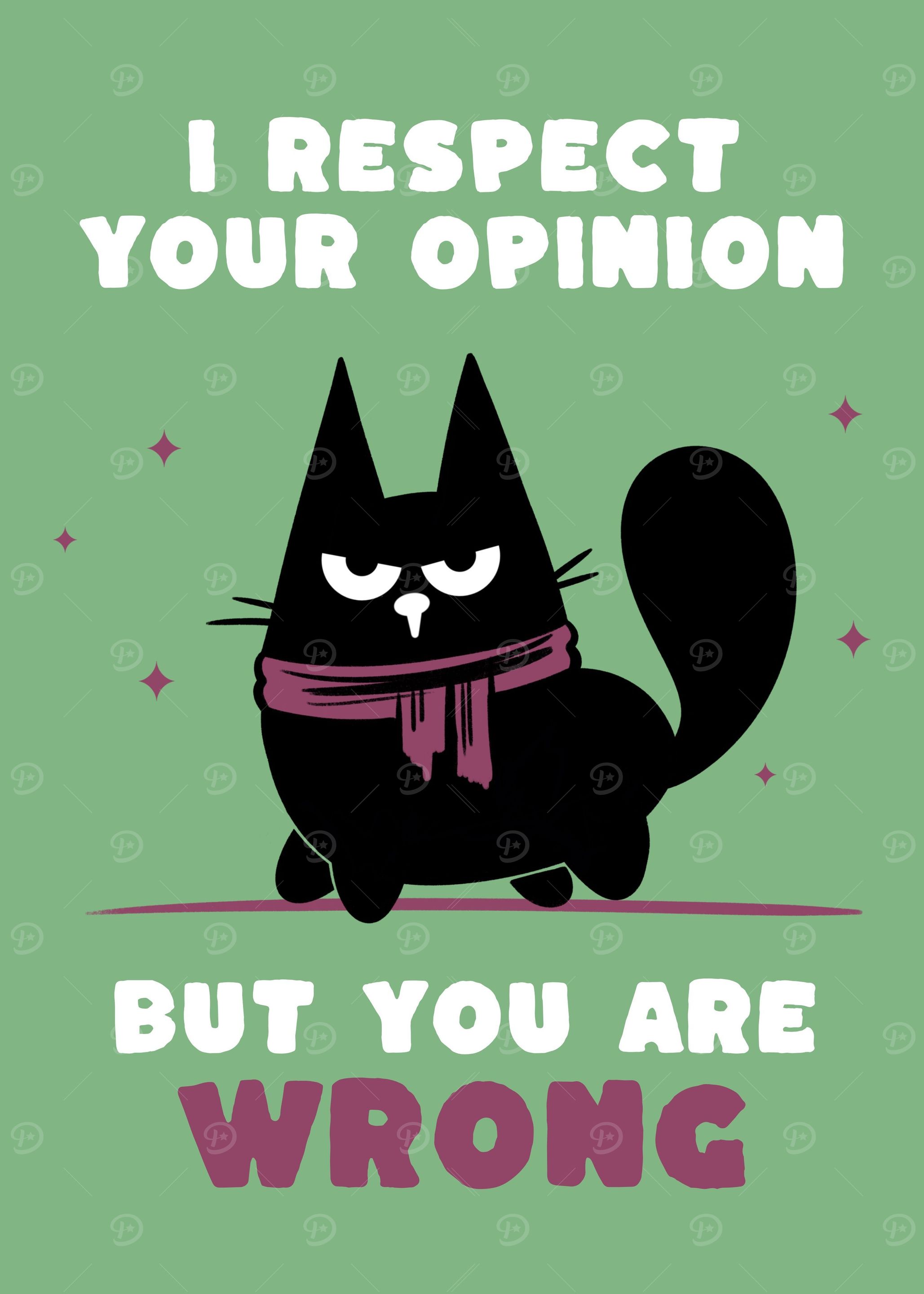Wrong Opinion Kitty
