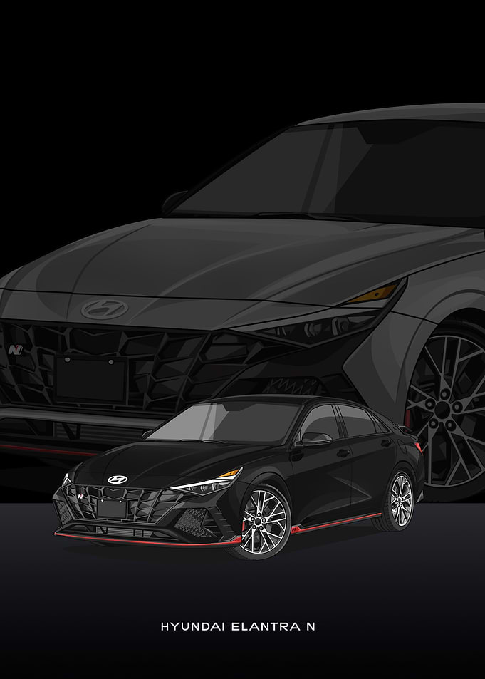 hyundai elantra n black