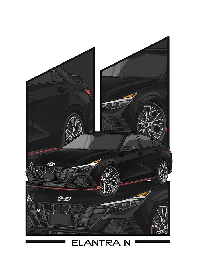 hyundai elantra n black
