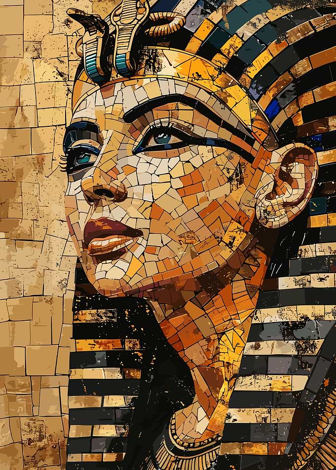 Cleopatra Queen Mosaic