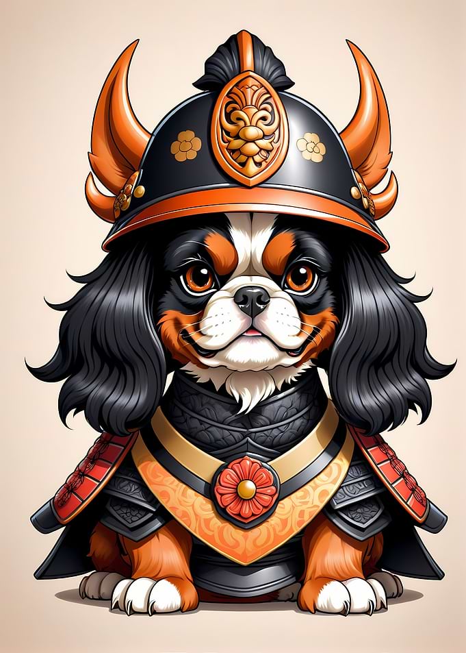 Samurai Charles Spaniel