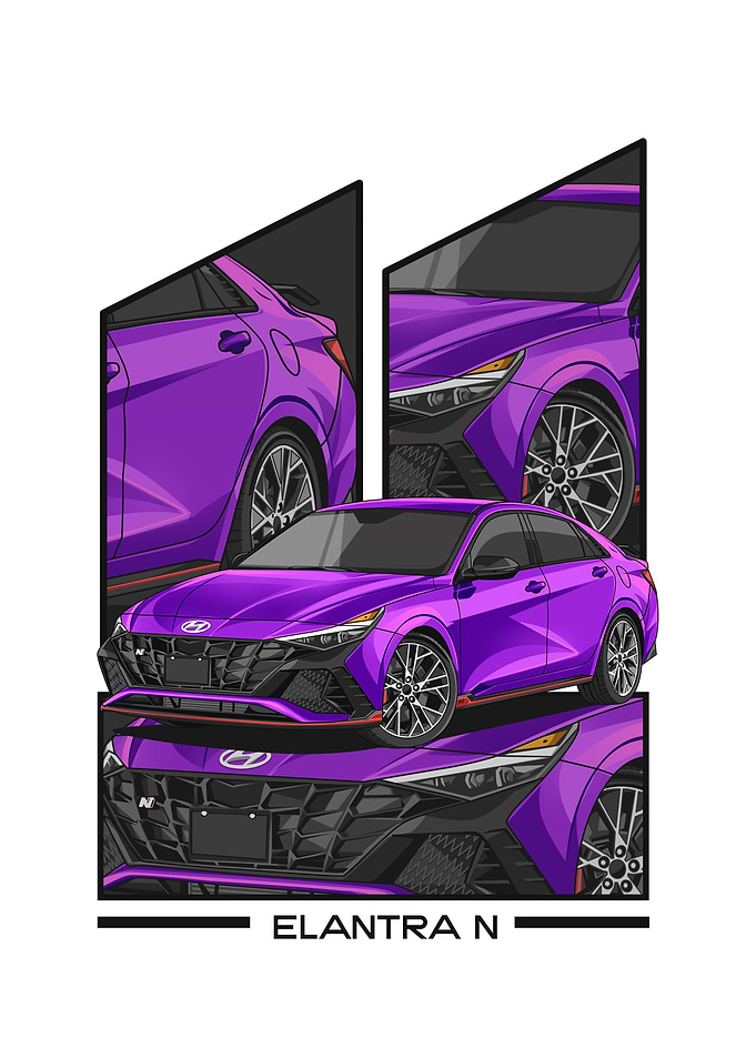 hyundai elantra n violet