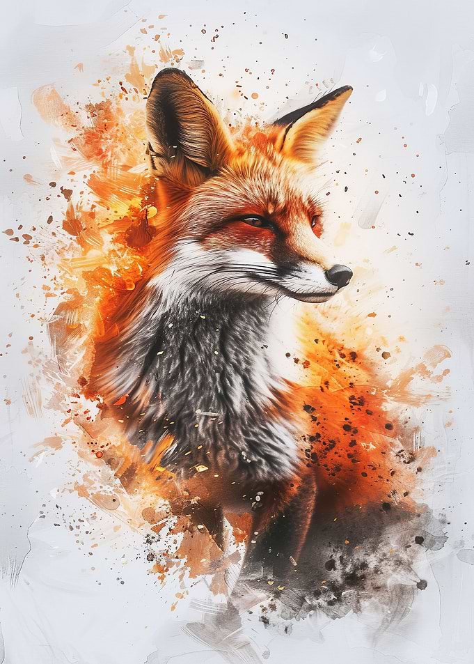 Fox In Forest