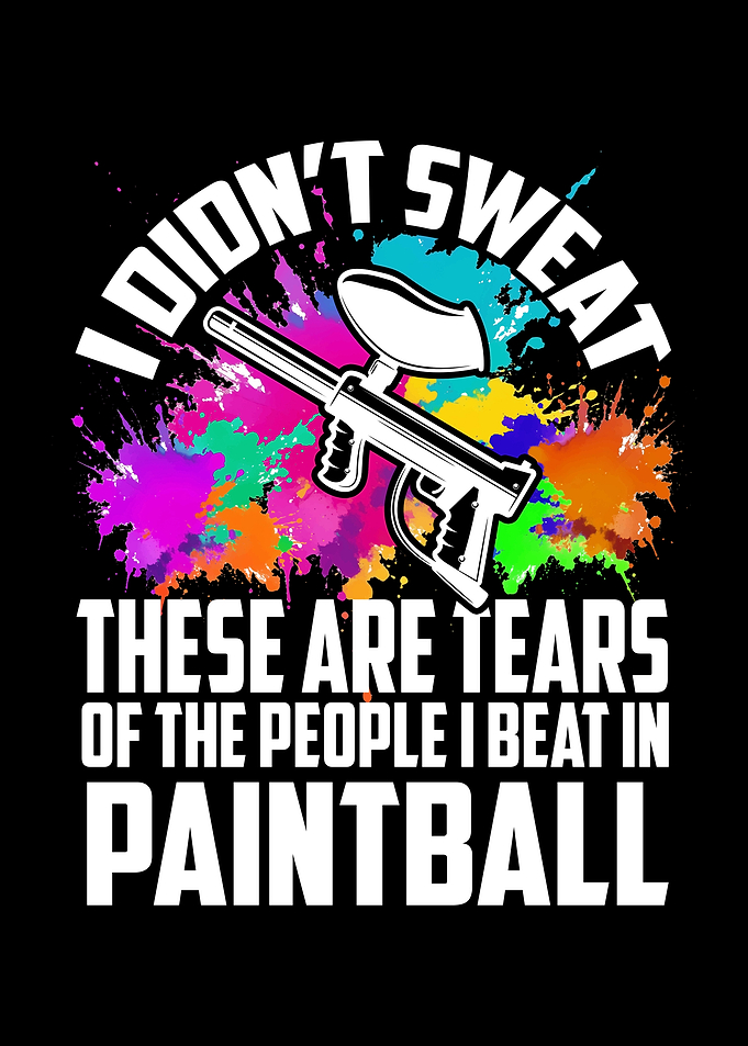 Colorful Paintball Funny