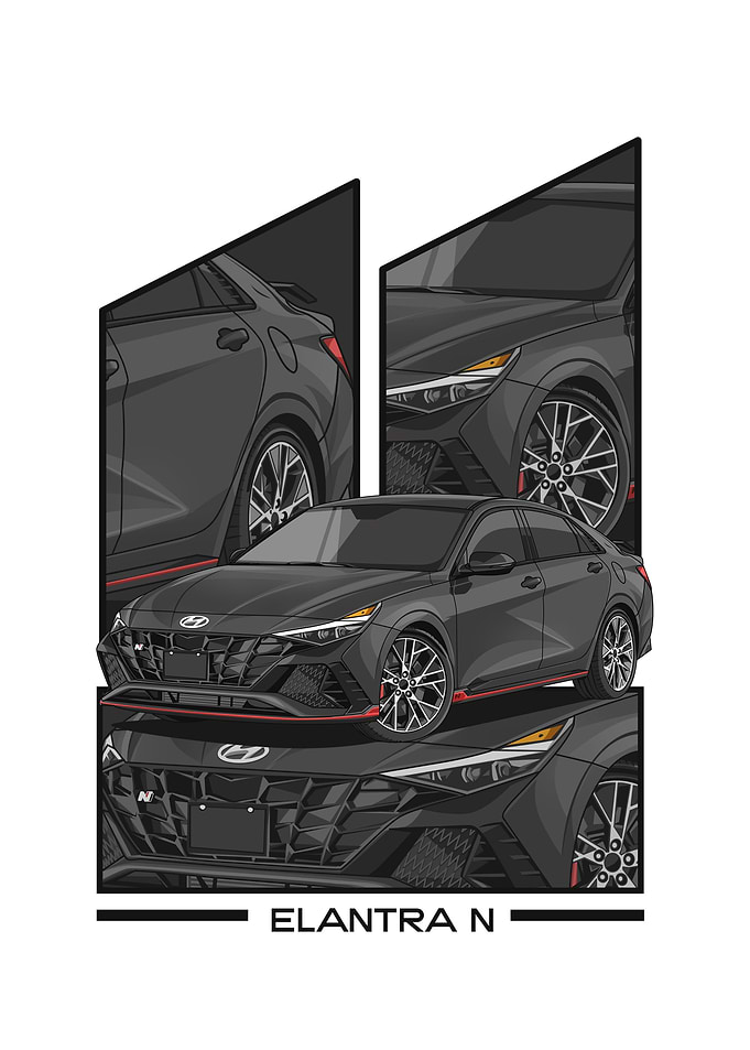hyundai elantra n grey