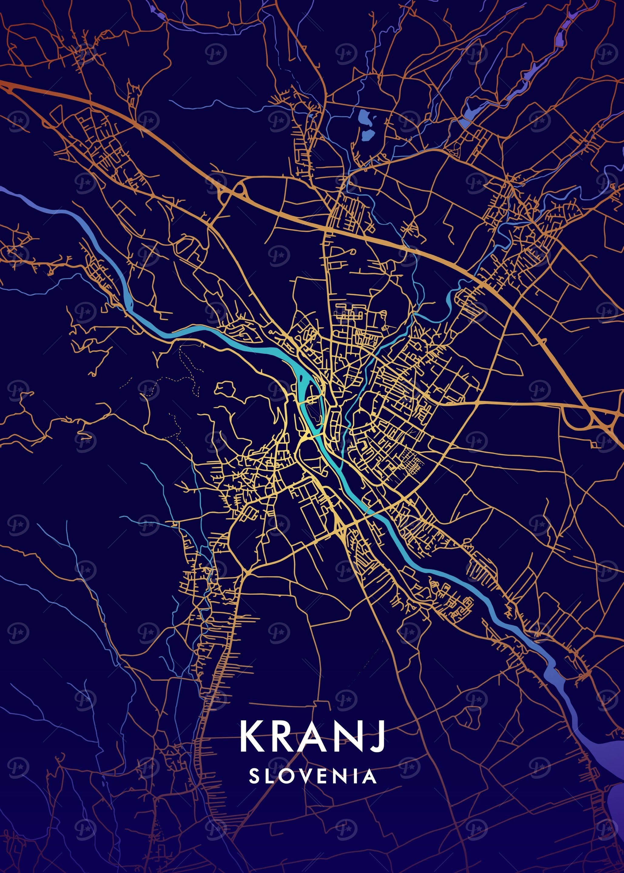 Kranj City map