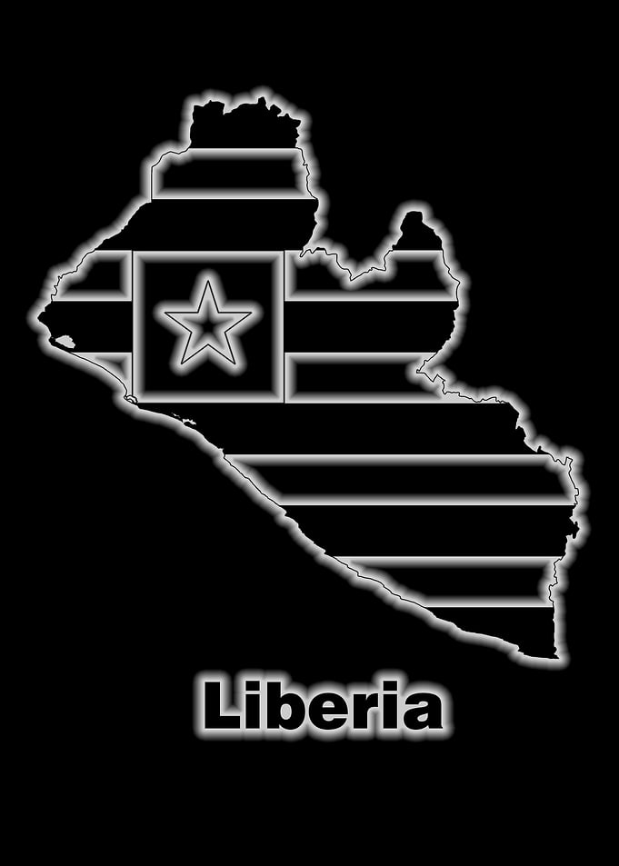 Lesotho map glow