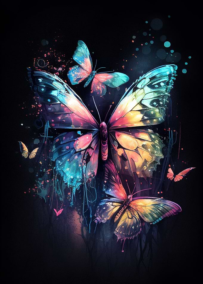 Butterfly colorful