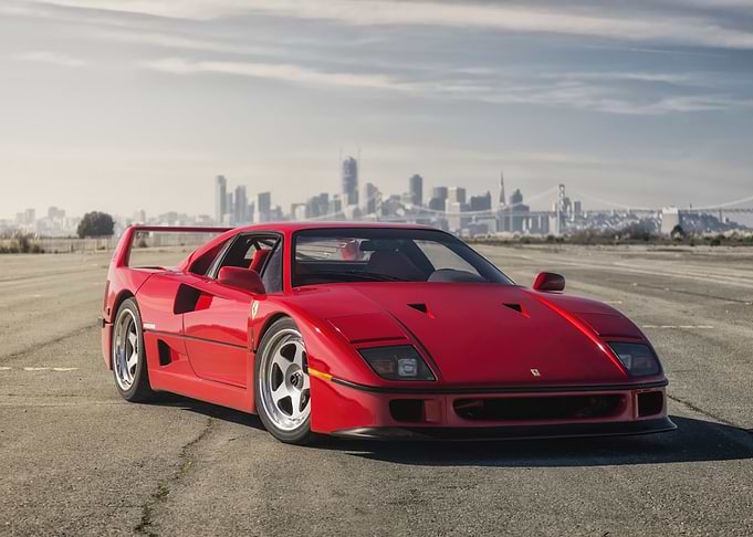 Red Ferrari F40
