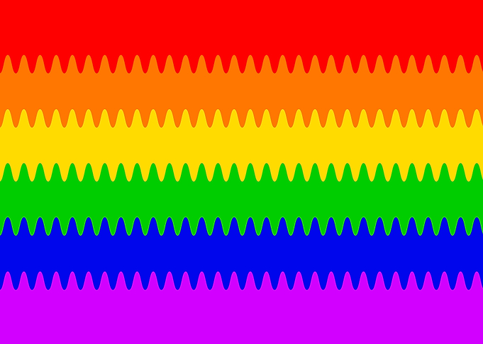Rainbow Grunge Flag