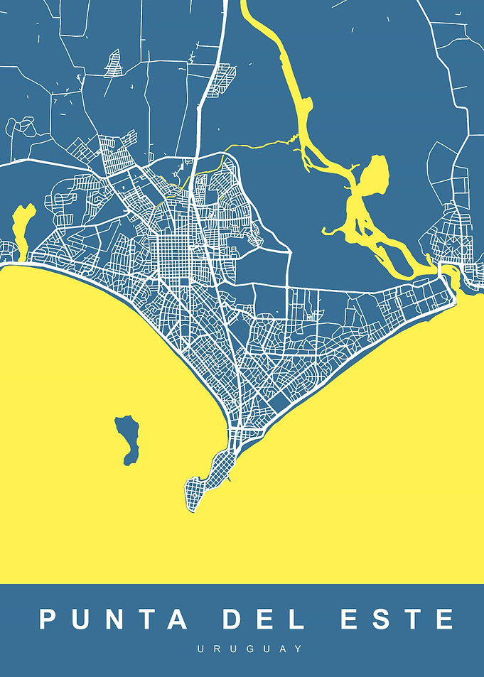 MAP PUNTA DEL ESTE URUGUAY