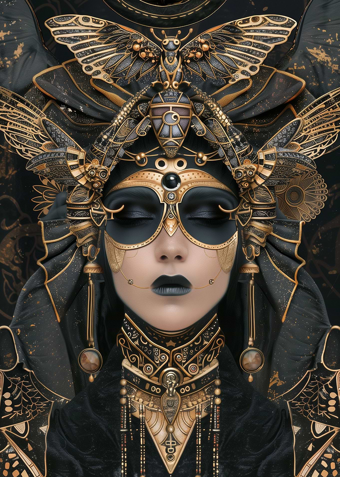 Alien Princess in black